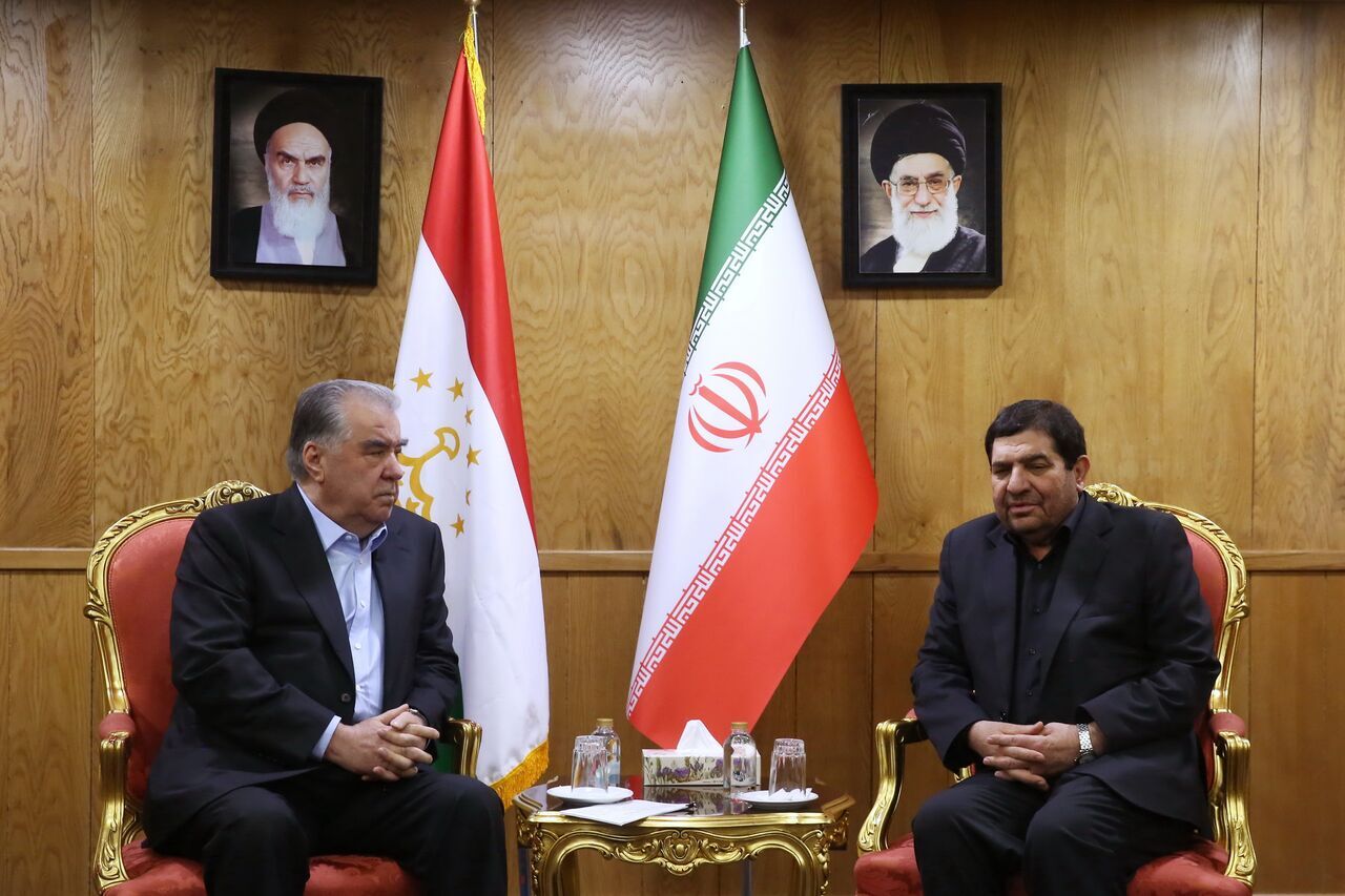 Iran’s acting president meets Tajik president, Egyptian FM