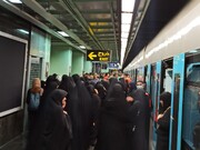 قطار شهری مشهد بدون توقف از ایستگاه‌های «پارک ملت و شریعتی» عبور می‌کند