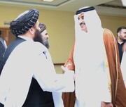 ملا برادر با امیر قطر در تهران دیدار کرد