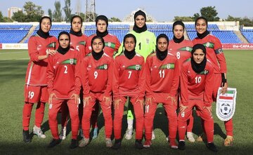 تورنمنت نوجوانان کافا؛ برتری دختران فوتبال ایران برابر ازبکستان