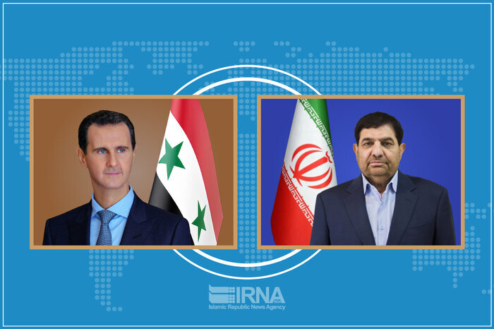 Mojber promete pleno apoyo de Irán al eje de Resistencia y Siria