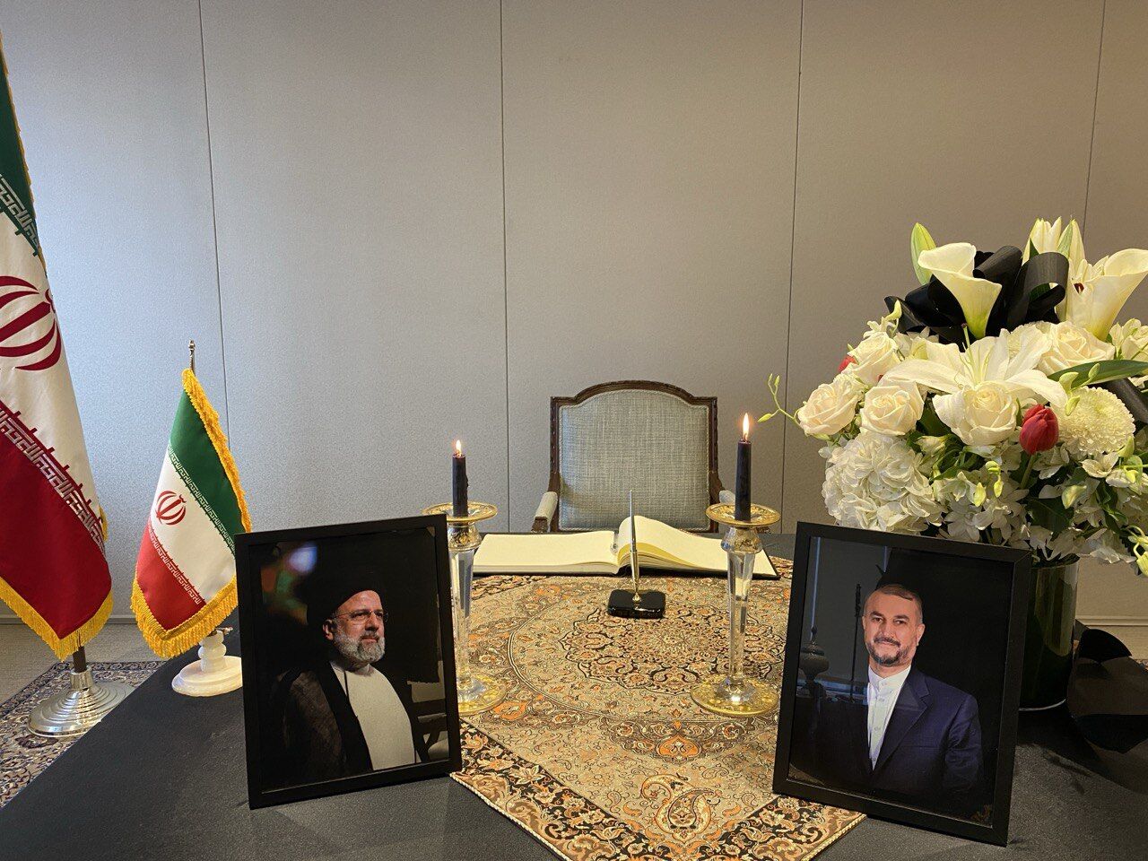 Envoys of 50 countries in NY sign book opened in memory of Pres. Raisi, entourage