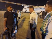 انتقال دختربچه قطع عضو شده به تهران با همکاری فرودگاه دزفول