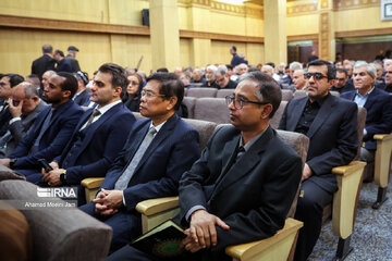 Ceremonia de luto por el martirio del ministro de Asuntos Exteriores de Irán