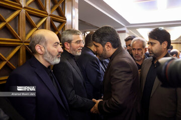 Ceremonia de luto por el martirio del ministro de Asuntos Exteriores de Irán