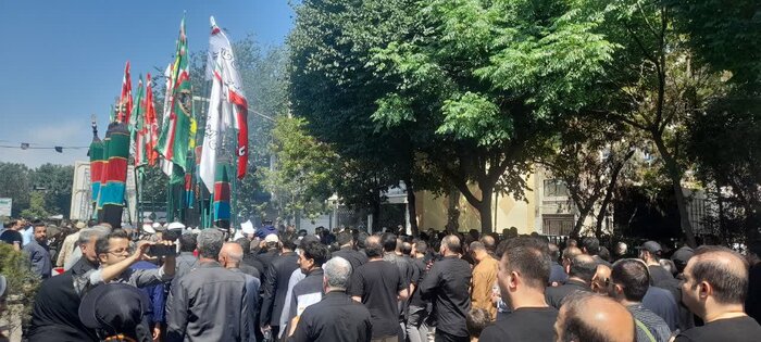 آغاز مراسم تشییع سردار موسوی در شهر ری/ به روز رسانی می شود