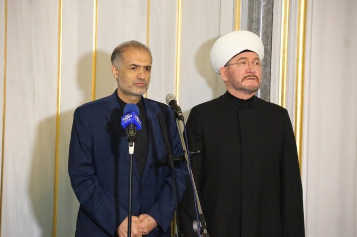 مجلس ختم رئیس‌جمهور شهید به میزبانی مفتی اعظم روسیه  در مسجد جامع مسکو+ فیلم