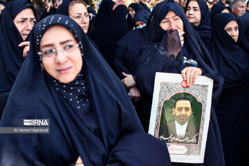 Funérailles du défunt gouverneur de la province Azerbaïdjan de l’Est (Maragheh)
