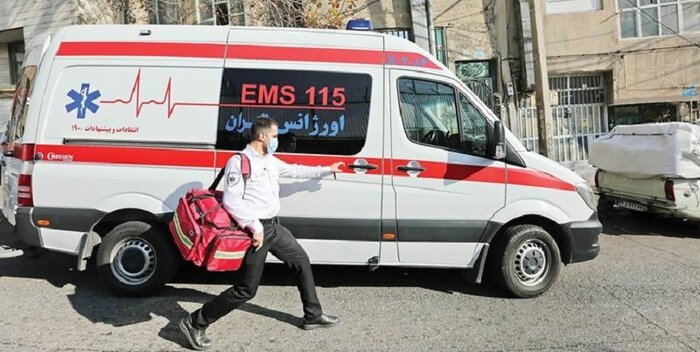 ۲۵ درصد مأموریت‌های اورژانس کل کشور در تهران است