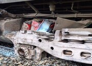 ۹ واگن در حادثه قطار باری خوی از ریل خارج شده است