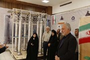  اصفہان یونیورسٹی میں ایٹمی مصنوعات کی نمائش کا افتتاح