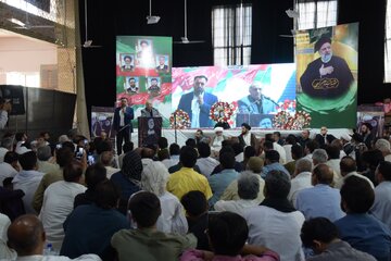 برگزاری مراسم هفتم شهید آیت‌الله رئیسی و همراهانش در پایتخت پاکستان + عکس