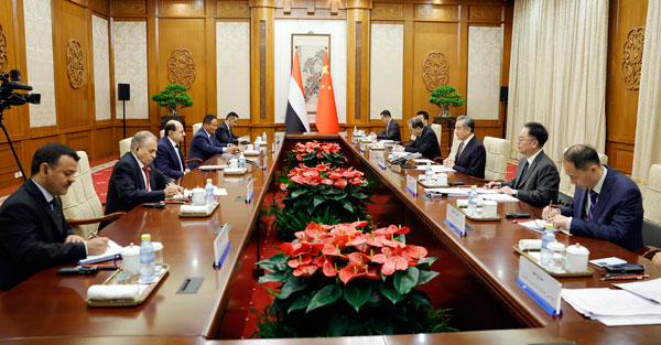 تاکید چین بر حمایت از حاکمیت و تمامیت ارضی یمن