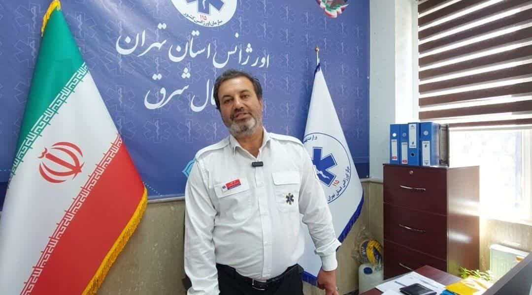 رئیس اورژانس شمال شرق تهران: بیماران بومهن به بیمارستانهای تهران اعزام می شوند