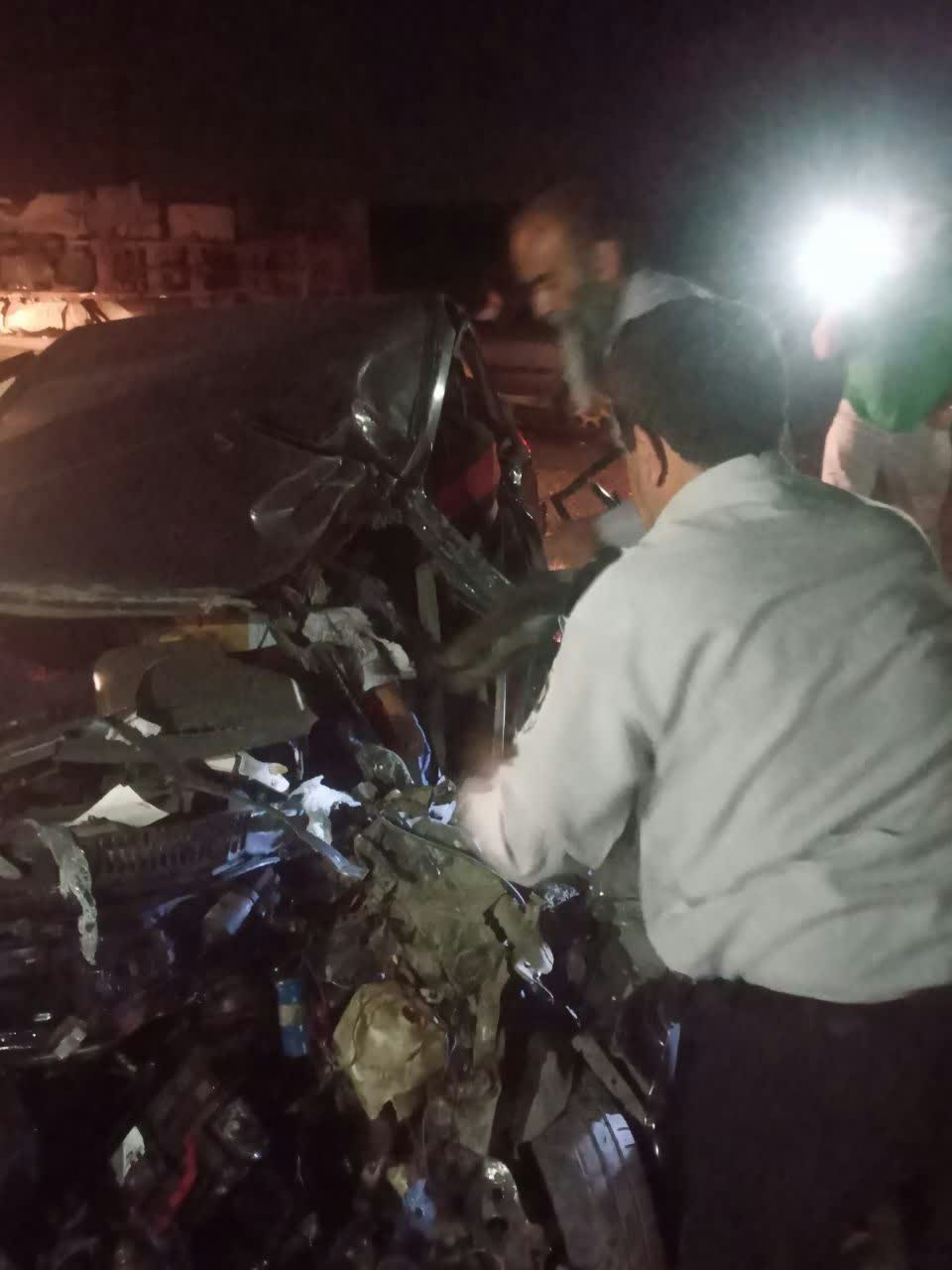 انحراف کامیون جان راننده پراید را در حوالی پاکدشت گرفت