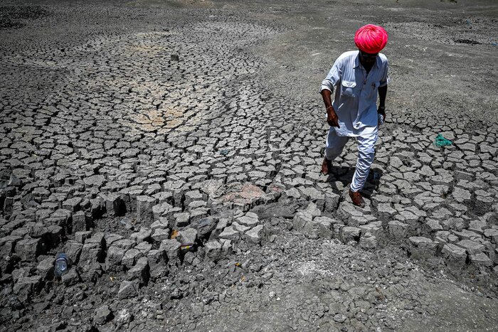 موج هوای گرم در هند ۶ کشته برجای گذاشت