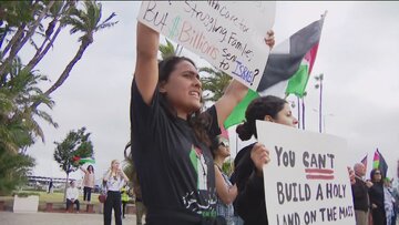 معترضان در آمریکا خواستار توقف حمایت‌های دولت واشنگتن از اسرائیل شدند