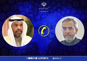 Ali Bagheri s’entretient au téléphone avec le ministre des Affaires étrangères du Koweït