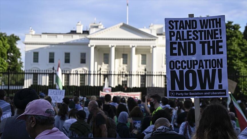 معترضان در آمریکا خواستار توقف حمایت‌های دولت واشنگتن از اسرائیل شدند