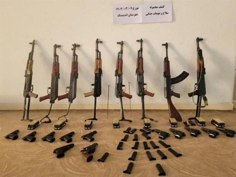۳۷ قبضه سلاح جنگی و شکاری در شوش و اندیمشک کشف شد ۳۷ قبضه سلاح جنگی و شکاری در شوش و اندیمشک کشف شد