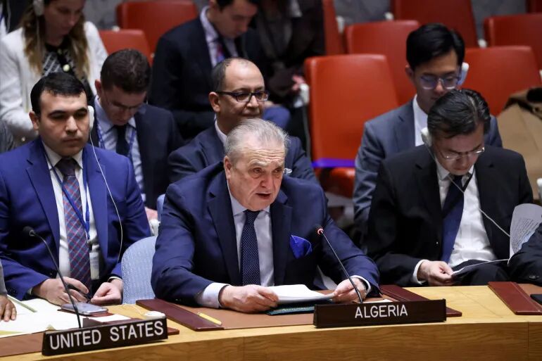 سفیر الجزایر در سازمان ملل: سرزمین فلسطین وحشیانه و بی معنی اشغال شده است