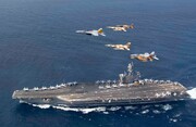 امریکی طیارہ بردار بحری جہاز آئزن ہاور پر یمنی فوج کے میزائل یونٹ اور بحریہ کا کامیاب حملہ