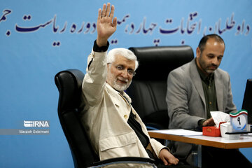 En image l’inscription des candidats à la 14e élection présidentielle iranienne (Photo de : Marzieh Soleimani)