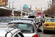 روز زیارتی امام رضا (ع) ترافیک اطراف حرم رضوی را ۳۰ درصد افزایش داد