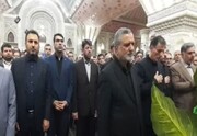 ادای احترام وزیر کار و جامعه کارگری به مقام شامخ امام راحل و شهدا