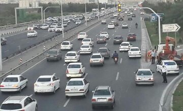 ترافیک پرحجم در آزادراه های البرز