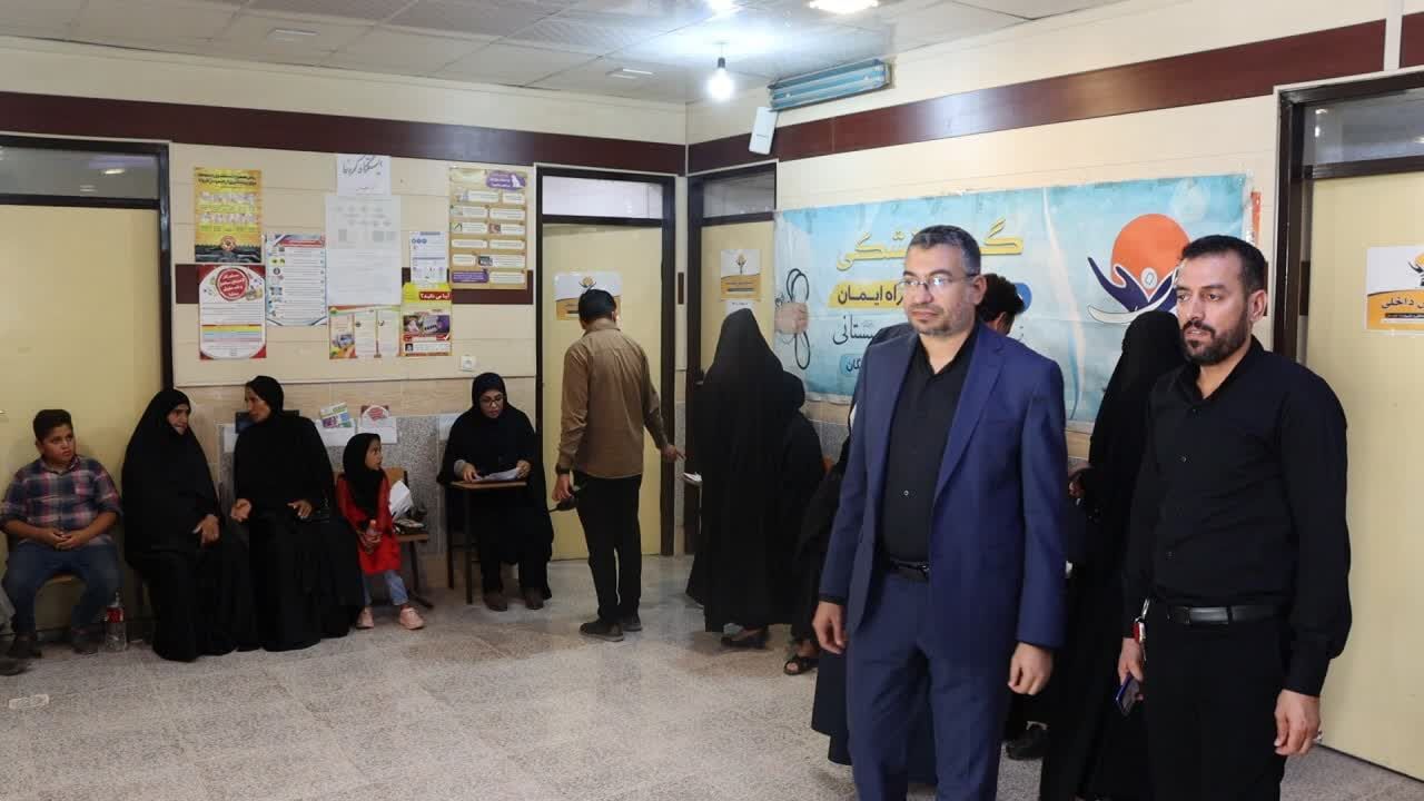 ارایه خدمات درمانی رایگان به ساکنان دهستان جفال شادگان ارایه خدمات درمانی رایگان به ساکنان دهستان جفال شادگان