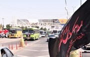۱۲۰ اتوبوس برای جابجایی زائران از قم به مرقد امام راحل اختصاص یافت