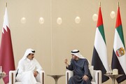 رایزنی امیر قطر و رئیس امارات درباره غزه و طرح پیشنهادی بایدن