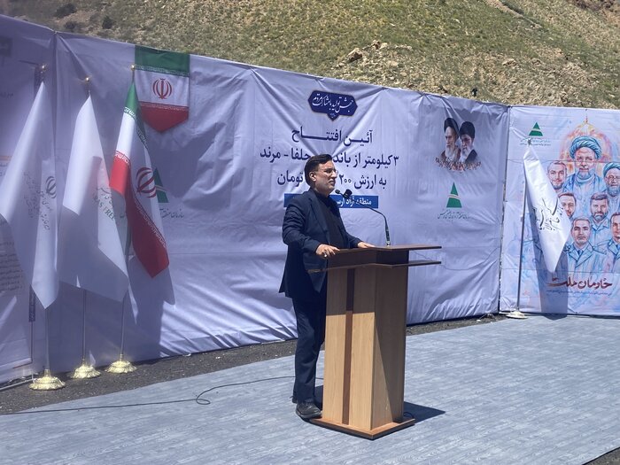 ۳.۵ کیلومتر از آزادراه مرند-جلفا با حضور دبیر شورای عالی مناطق آزاد افتتاح شد