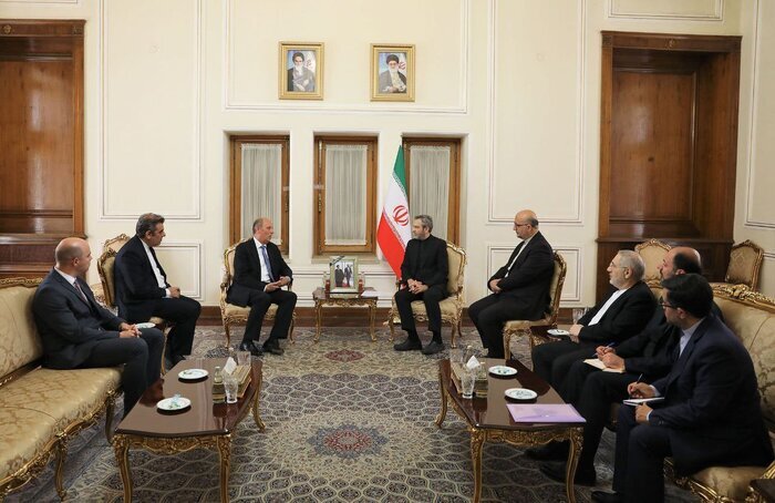 New ambassadors of Australia, Hungary in Iran present copies of their credentials to Bagheri Kani