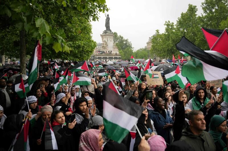 Manifestation pro-Palestine à Paris