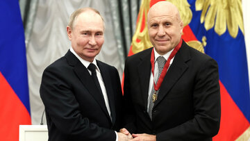 مامیاشویلی نشان درجه سه خدمات روسیه را دریافت کرد