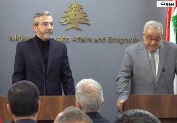 Iran acting FM meets top Lebanese diplomat in Beirut