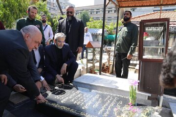 حضور باقری در روضه الشهدا بیروت