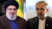 وزير الخارجية الايراني بالوكالة يلتقي امين عام حزب الله