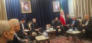 باقري كني يلتقي رؤساء الفصائل الفلسطينية في السفارة الايرانية بدمشق