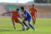 تیم استقلال ملاثانی در هفته سی و سوم لیگ فوتبال دسته یک به برتری رسید