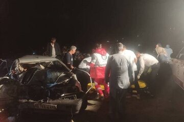 حادثه رانندگی در بروجرد ۲ کشته و ۶ مصدوم برجا گذاشت