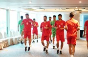 تمرین سبک ملی‌پوشان فوتبال در صبح بازی با هنگ‌کنگ