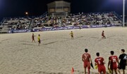 تیم فوتبال ساحلی پارس جنوبی بوشهر مقابل نماینده گناوه به پیروزی رسید