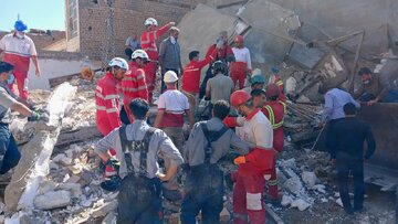 فیلم |ریزش ساختمان در پاکدشت قربانی گرفت