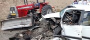 ۷ مصدوم حاصل برخورد تراکتور با خودرو در «دیر» بوشهر