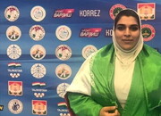 La luchadora iraní de Kurash gana la medalla de oro en el Campeonato Asiático