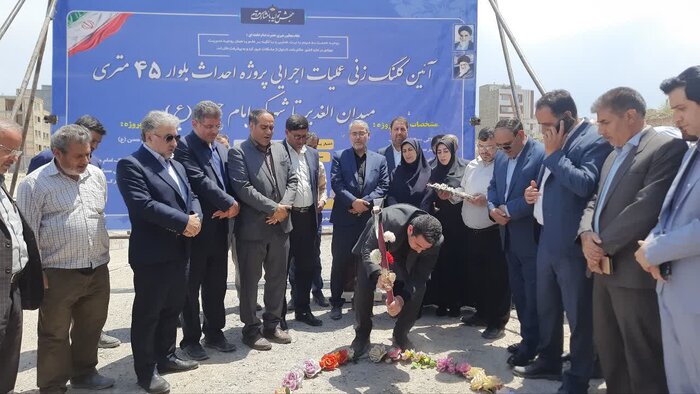 ۴۵ متری میدان الغدیر تا شهرک امام حسن (ع) مراغه کلنگزنی شد