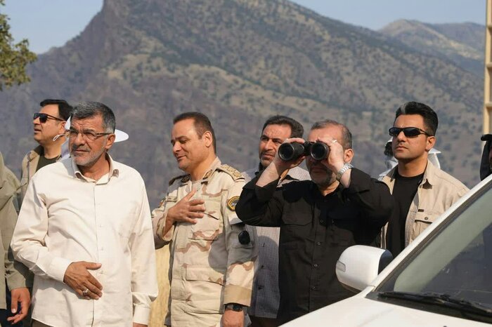 فرماندار: آتش سوزی منطقه بلبزان پاوه تحت کنترل است